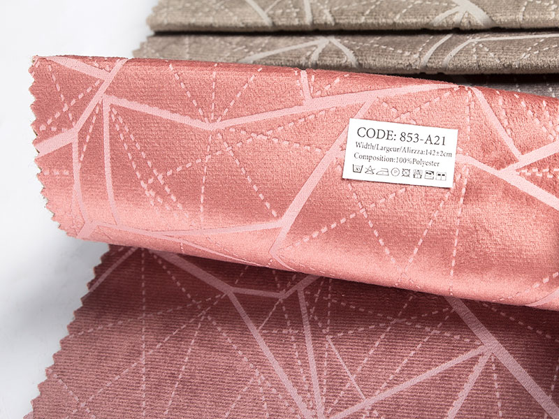 Preja je barvana Jacquard tkanina z žigosanjem žametne folije