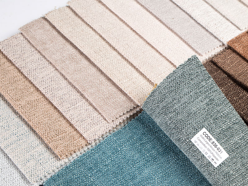 Mehka in razkošna navadna tkanina Chenille za kavčeve pokrove in meta