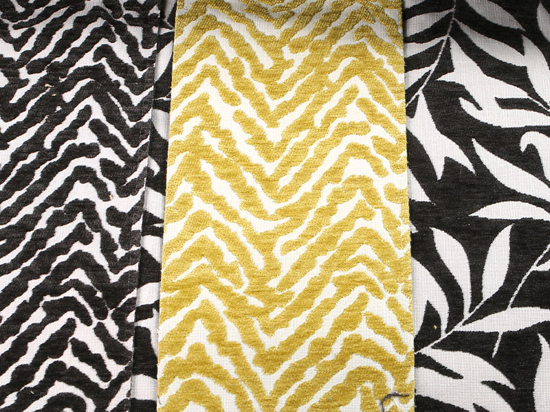 Cvetni vzorec Jacquard chenille zavese kavč oblazinjena tkanina mdn975