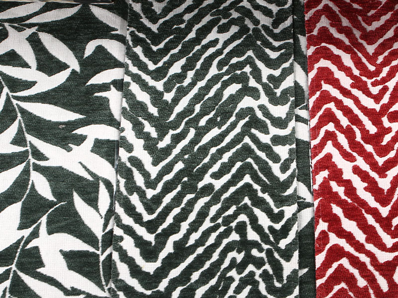 Cvetni vzorec Jacquard chenille zavese kavč oblazinjena tkanina mdn975